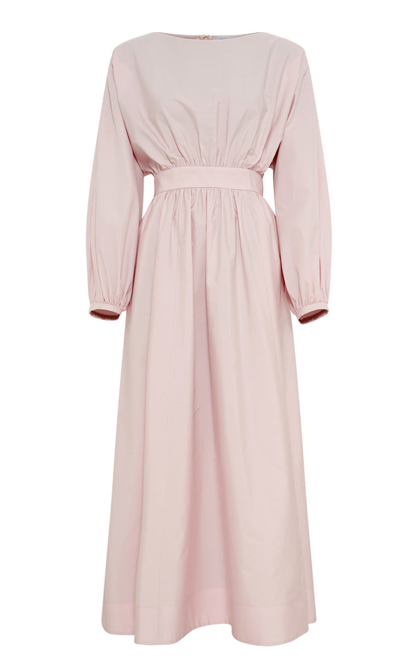 gabriela hearst Ahmose Maxi Dress in Pale Blush Sea Island Cotton