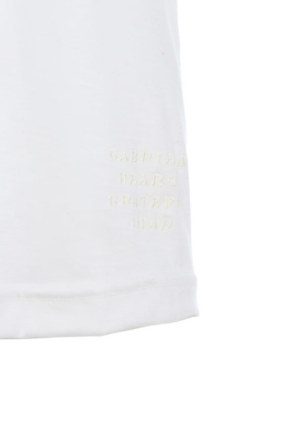 Gabriela Hearst Bandeira T-Shirt In Ivory Cashmere Jersey