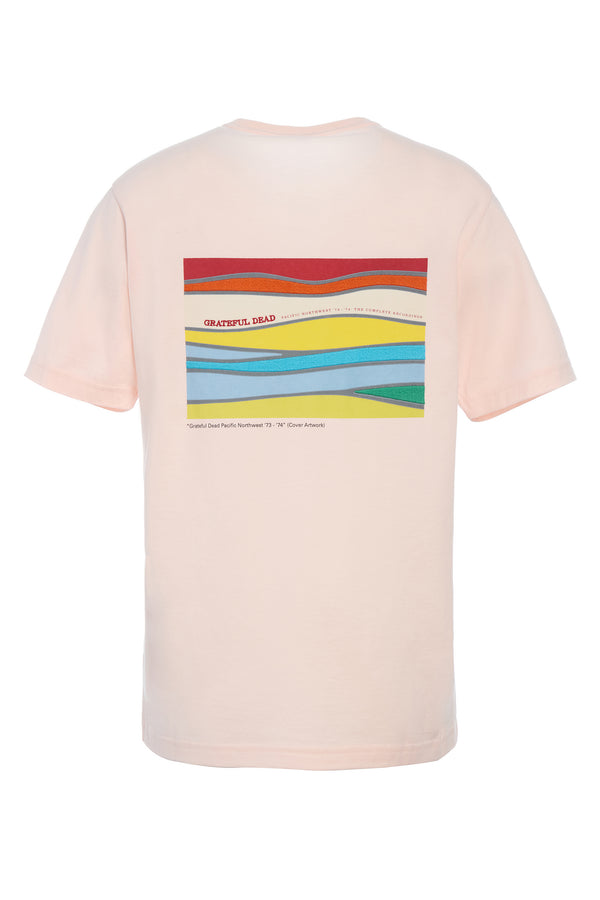 Gabriela Hearst Bandeira T-Shirt In Pale Blush Fine Cotton Jersey