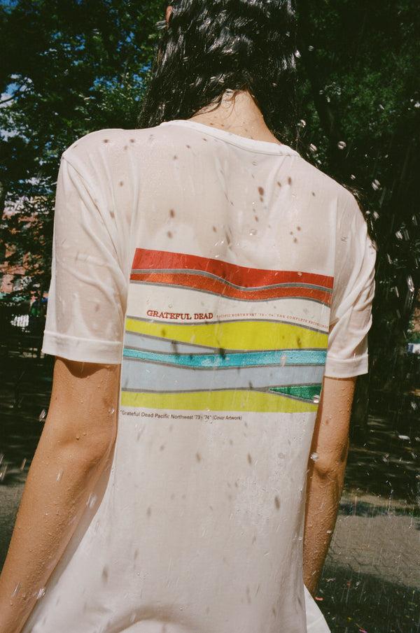 Gabriela Hearst Bandeira T-Shirt In White Fine Cotton Jersey