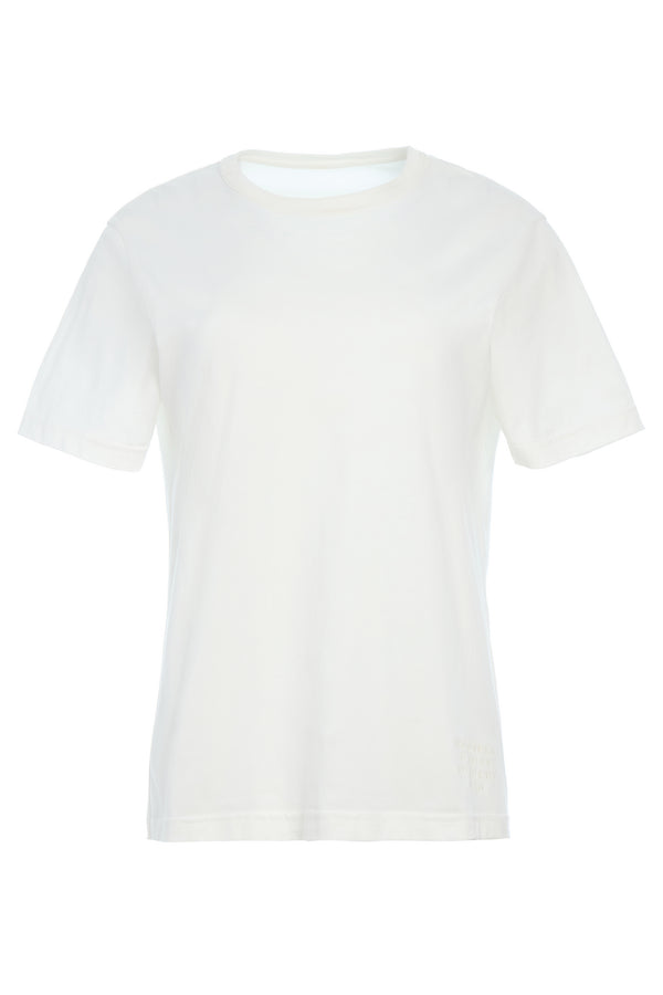 gabriela hearst Bandeira T-Shirt in White Fine Cotton Jersey