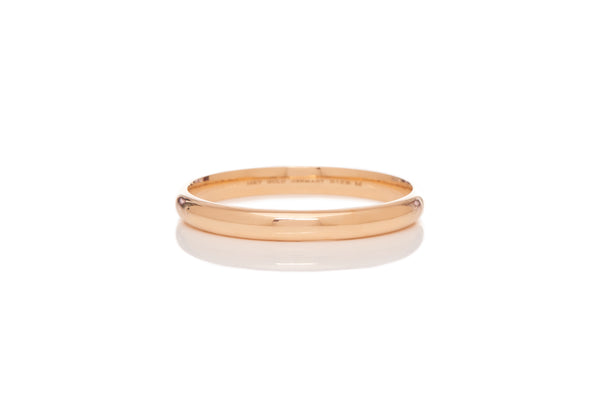 Gabriela Hearst Bangle In 18K Rose Gold & Vitreous Black Enamel