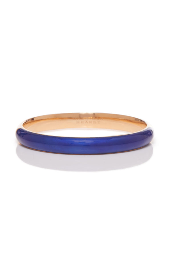Gabriela Hearst Bangle In 18K Rose Gold & Vitreous Blue Enamel