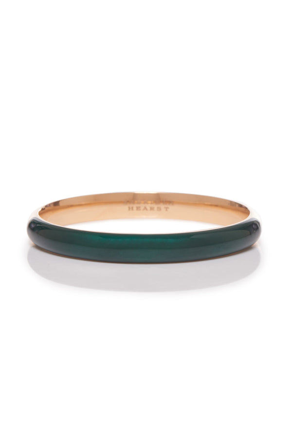 gabriela hearst Bangle in 18K Rose Gold & Vitreous Green Enamel