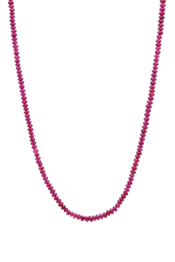 Gabriela Hearst Beaded Necklace In Ruby (Medium Beads)