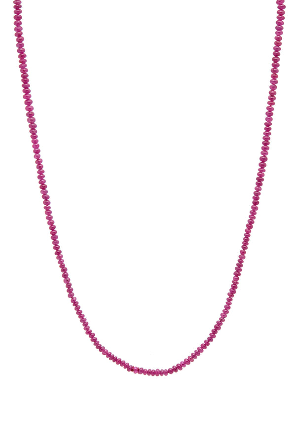 gabriela hearst Beaded Necklace in Ruby (Small Beads)