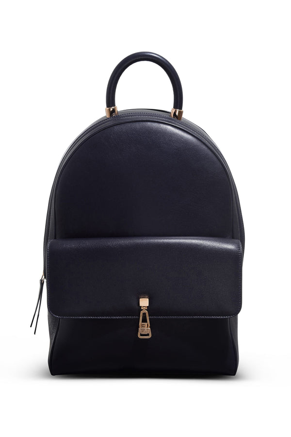 Gabriela Hearst Billie Backpack In Navy Nappa Leather