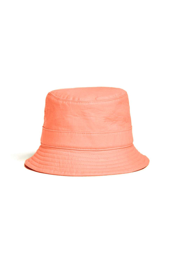 gabriela hearst Bucket Hat in Watermelon Tourmaline Linen