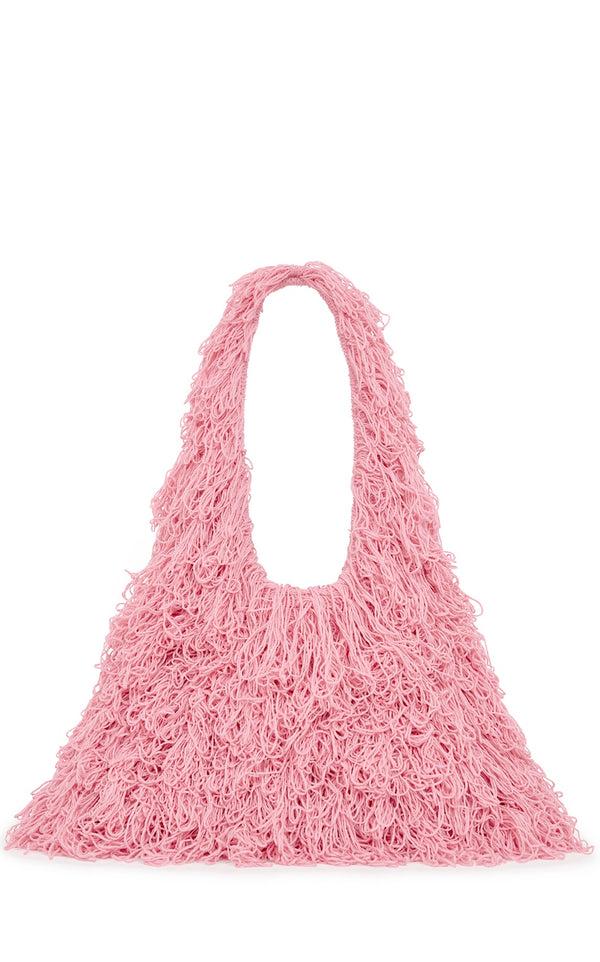 gabriela hearst Celeus Knit Hobo Bag in Rosa Cashmere Silk