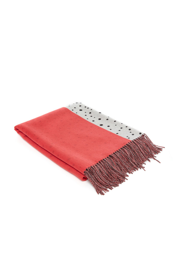 Gabriela Hearst Conclan Blanket Scarf In Red Multi Cashmere
