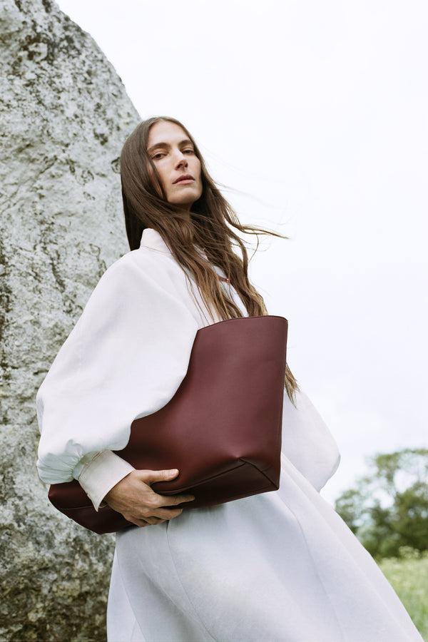 Gabriela Hearst Cruz Shirt In Pale Blush Sea Island Cotton