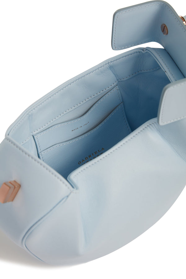 Gabriela Hearst Demi Bag In Light Blue Nappa Leather