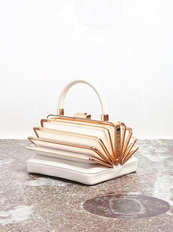Gabriela Hearst Diana Midas Bag In Ivory Nappa Leather