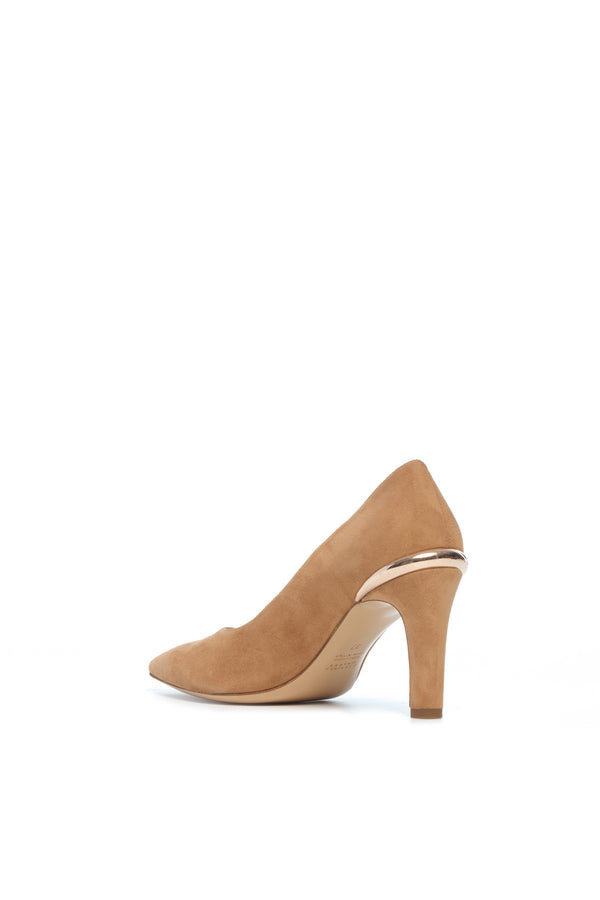 Gabriela Hearst Edwina High Heel Stiletto Pump In Dark Camel Suede