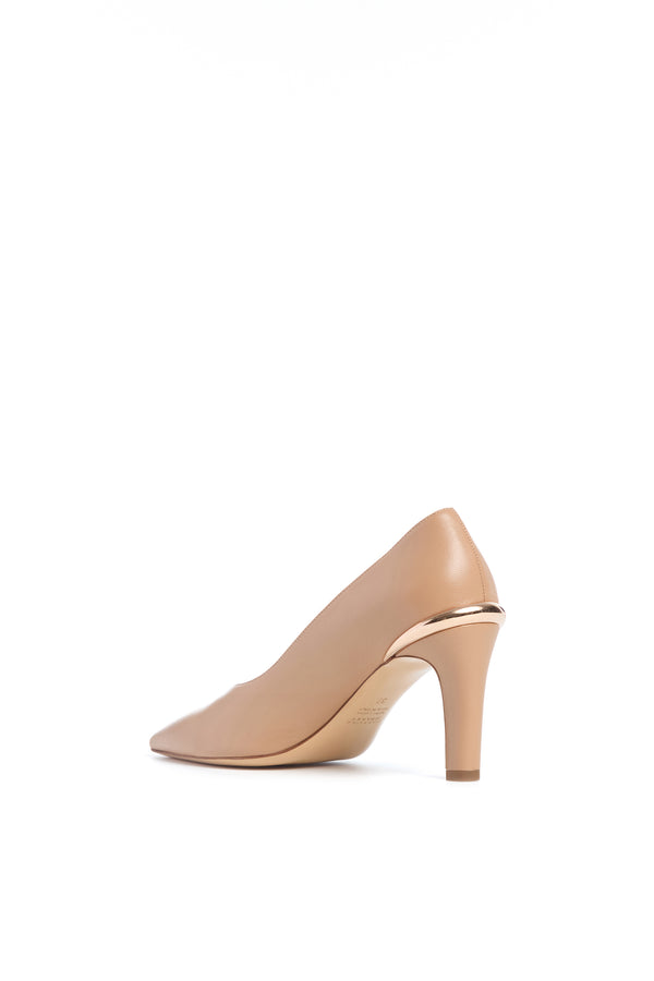 Gabriela Hearst Edwina High Heel Stiletto Pump In Nude Nappa Leather