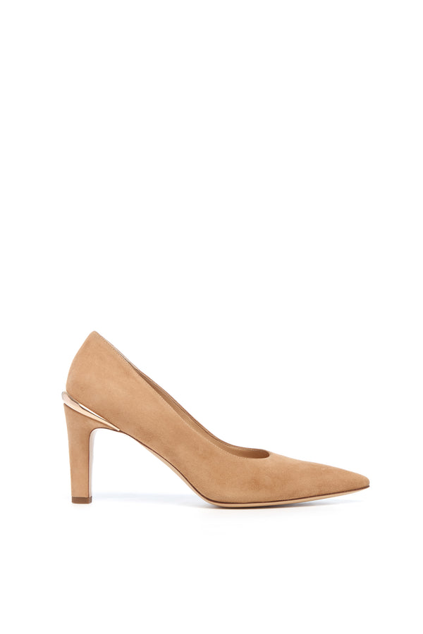 gabriela hearst Edwina High Heel Stiletto Pump in Nude Suede
