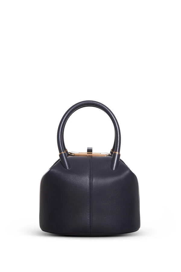 Gabriela Hearst Baez Bag In Navy Nappa Leather