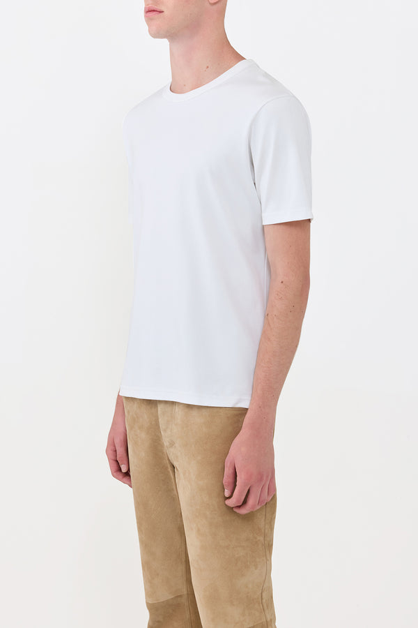 Gabriela Hearst Bandeira T-Shirt Ivory Cashmere