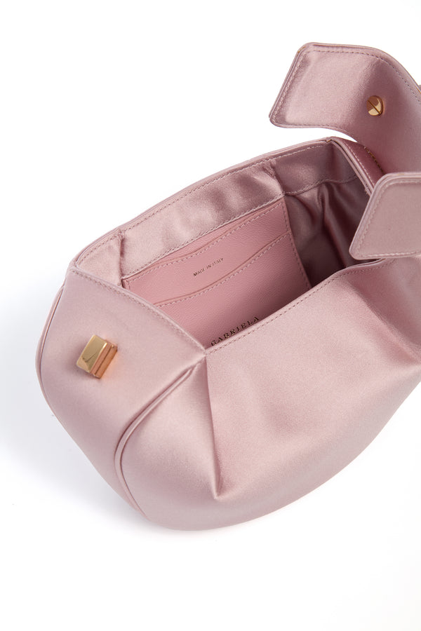 Gabriela Hearst Demi Bag In Amethyst Satin