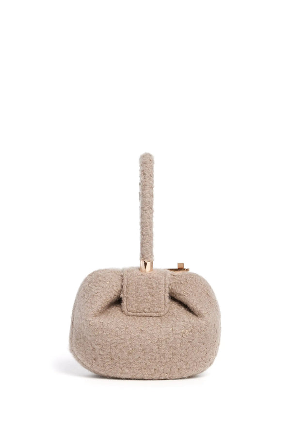 Gabriela Hearst Demi Bag In Camel Cashmere Boucle