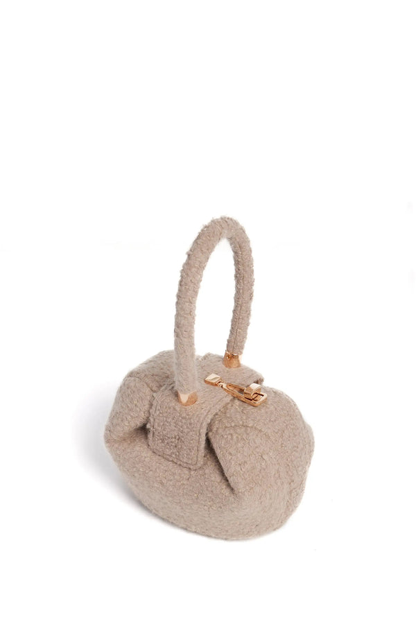 Gabriela Hearst Demi Bag In Camel Cashmere Boucle