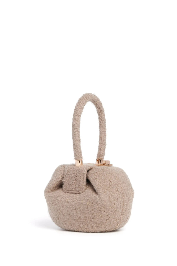 gabriela hearst Demi Bag in Camel Cashmere Boucle
