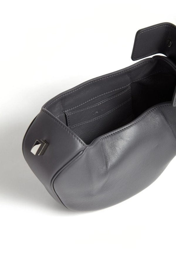 Gabriela Hearst Demi Bag In Charcoal Nappa Leather