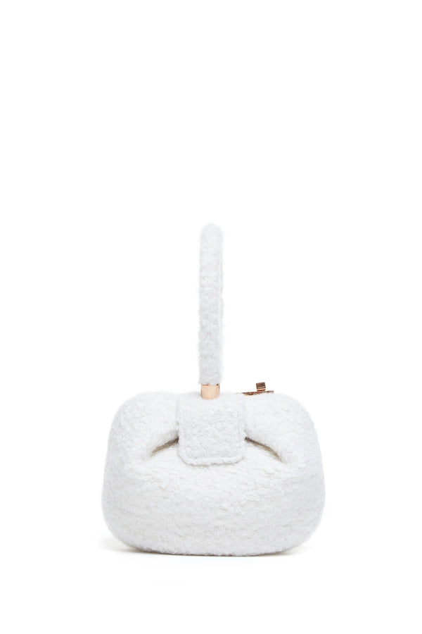 Gabriela Hearst Demi Bag In Ivory Cashmere Boucle