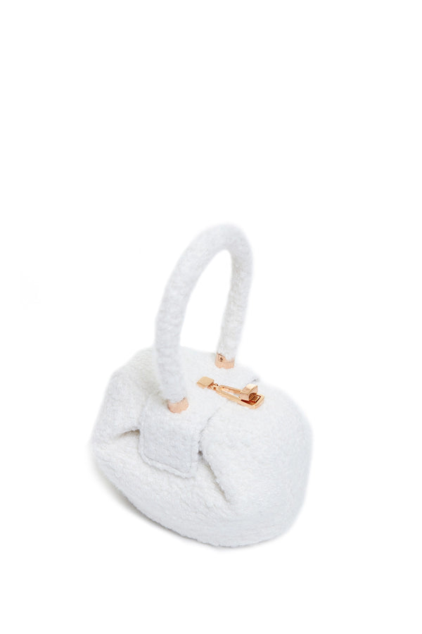 Gabriela Hearst Demi Bag In Ivory Cashmere Boucle