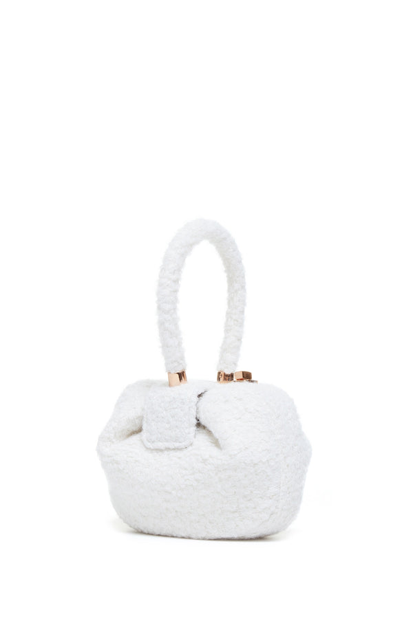 gabriela hearst Demi Bag in Ivory Cashmere Boucle