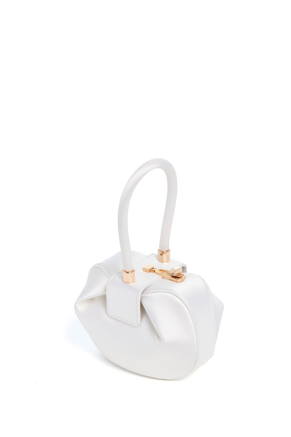Gabriela Hearst Demi Bag In Ivory Satin