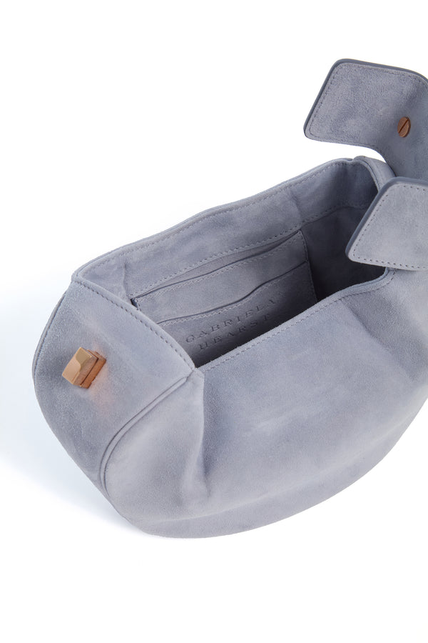 Gabriela Hearst Demi Bag In Lilac Suede