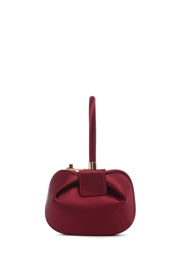Gabriela Hearst Demi Bag In Ruby Satin