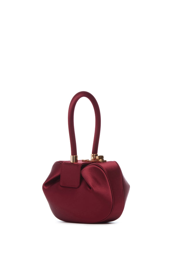 Gabriela Hearst Demi Bag In Ruby Satin