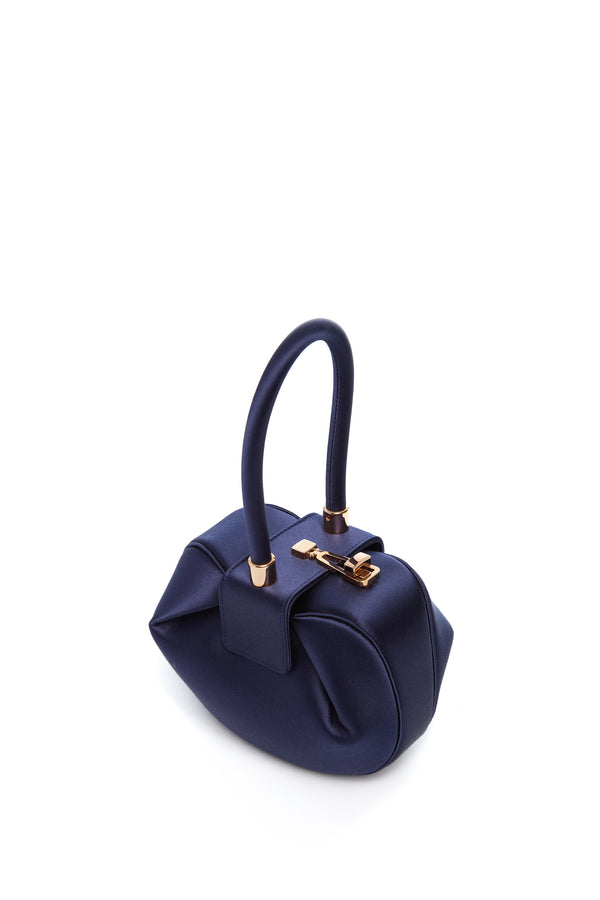 Gabriela Hearst Demi Bag In Sapphire Satin