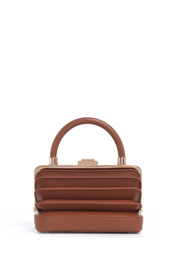 Gabriela Hearst Diana Bag In Cognac Nappa Leather