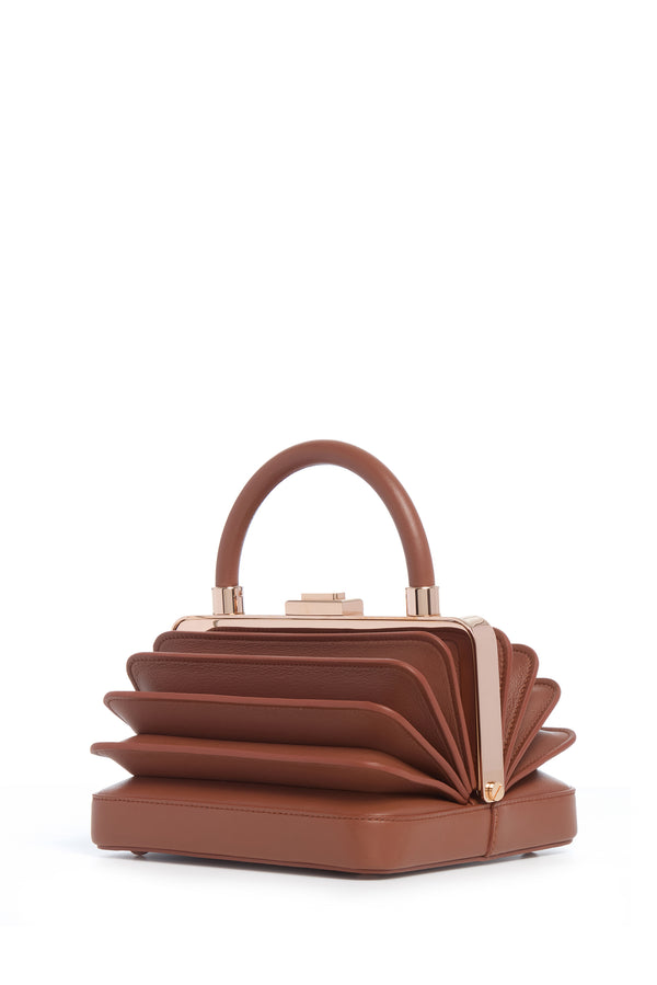 Gabriela Hearst Diana Bag In Cognac Nappa Leather