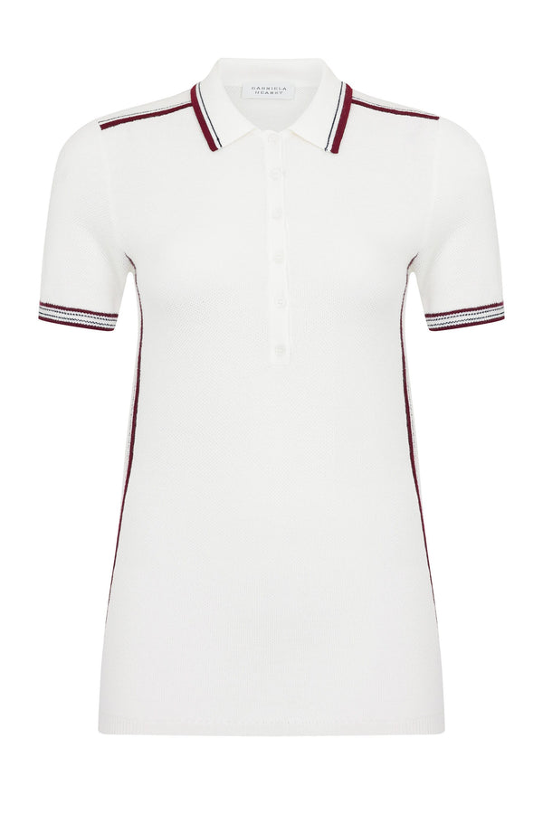 gabriela hearst Duke Polo T-Shirt in Cashmere