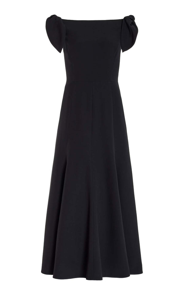 gabriela hearst Eda Dress in Black Silk