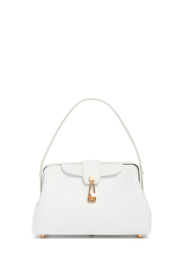 gabriela hearst Golda Bag in Ivory Leather