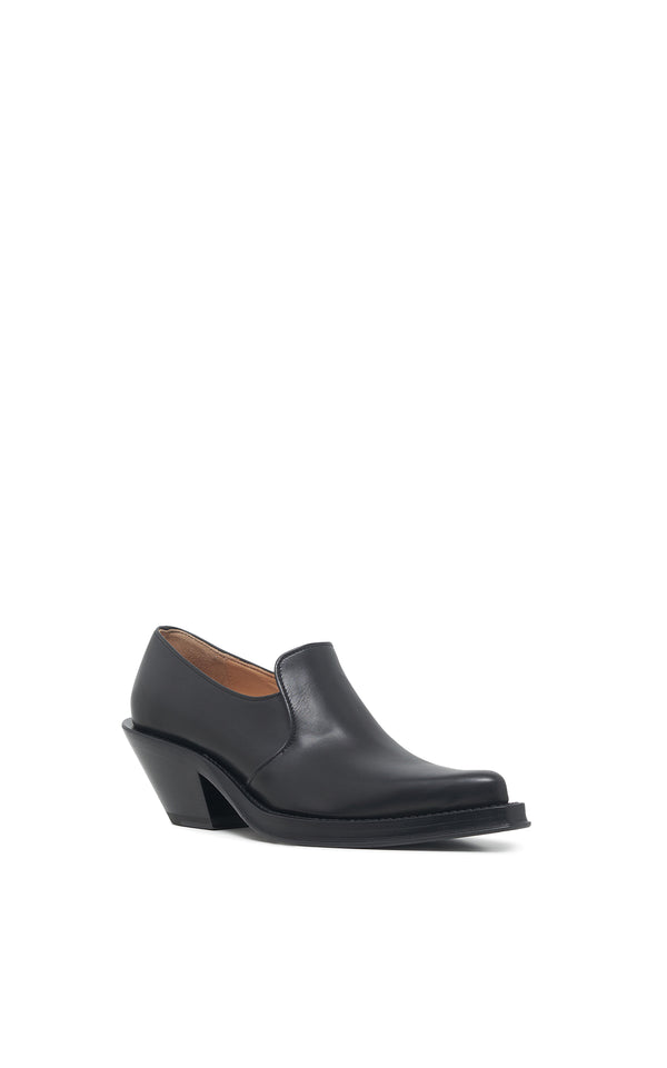 Gabriela Hearst Jack Loafer In Black Nappa Leather
