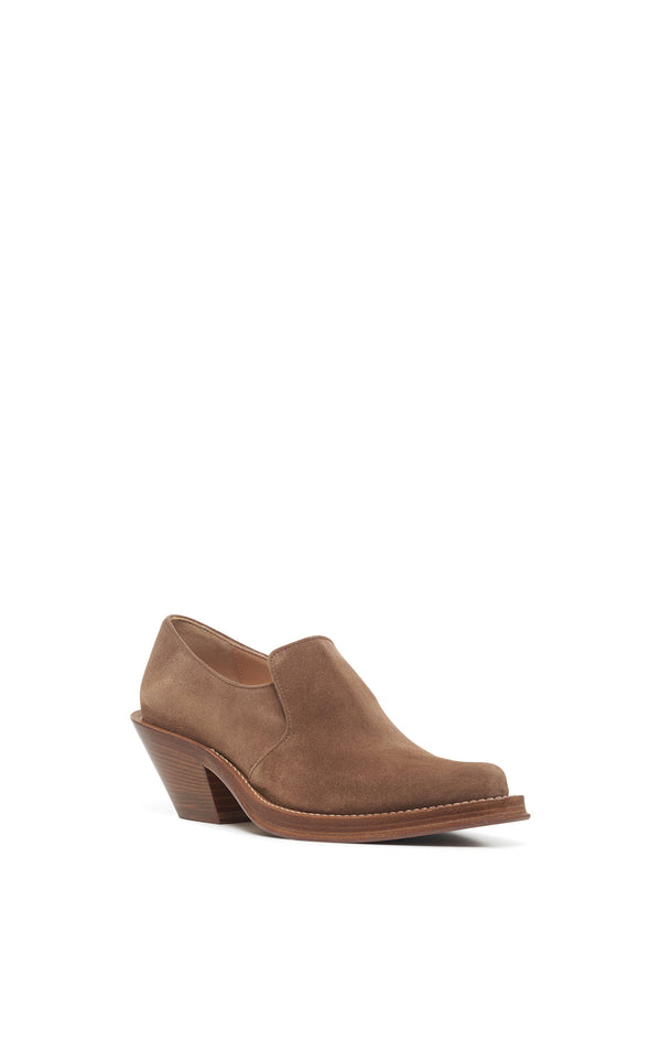 Gabriela Hearst Jack Loafer In Dark Sand Suede