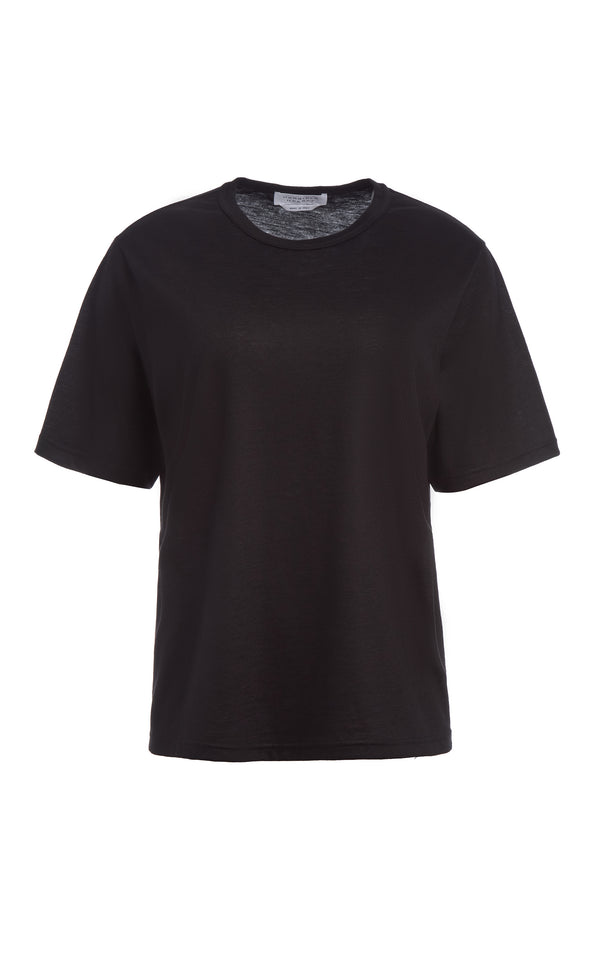 gabriela hearst Kirby T-Shirt in Black Cashmere