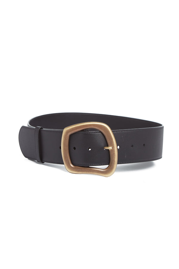 gabriela hearst Large Simone Belt in Black Leather