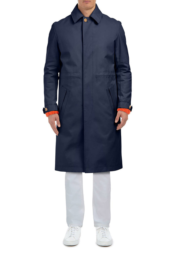 Gabriela Hearst Malraux Parka In Dark Navy Cotton