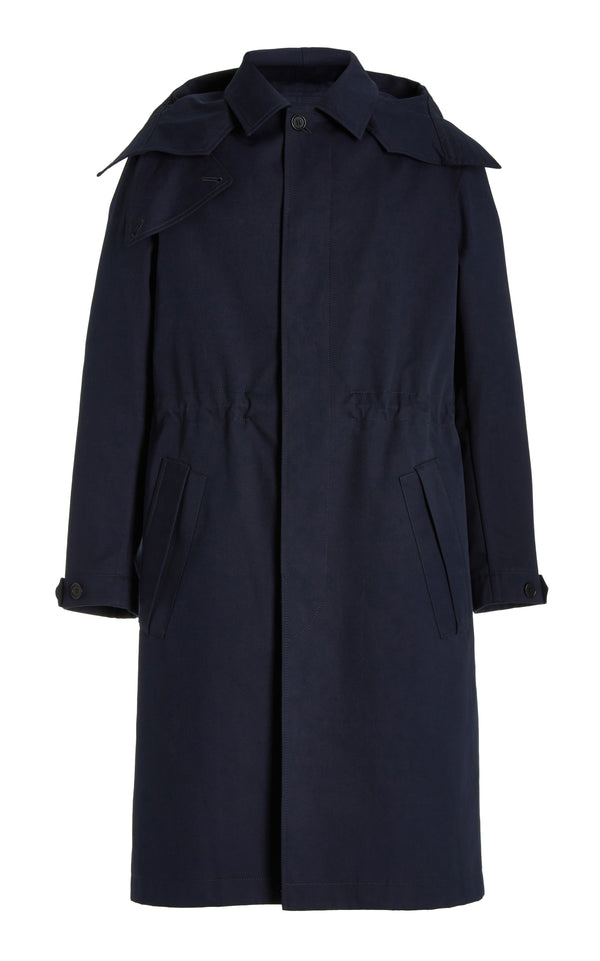 gabriela hearst Malraux Parka in Dark Navy Cotton