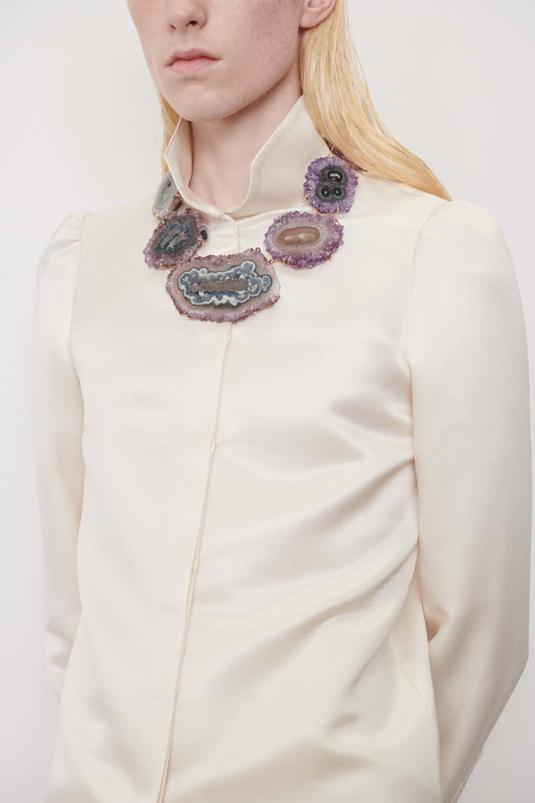 Gabriela Hearst Necklace In Amethyst Stalactite