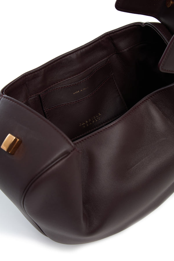 Gabriela Hearst Nina Bag In Bordeaux Nappa Leather