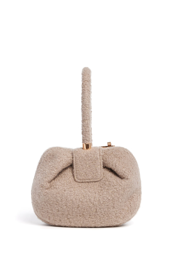 Gabriela Hearst Nina Bag In Camel Cashmere Boucle