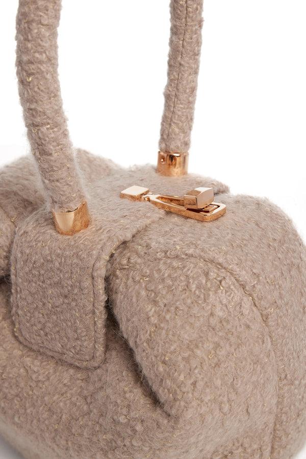 Gabriela Hearst Nina Bag In Camel Cashmere Boucle